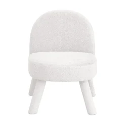 Best Drawer ABICA Fauteuil en tissu bouclette