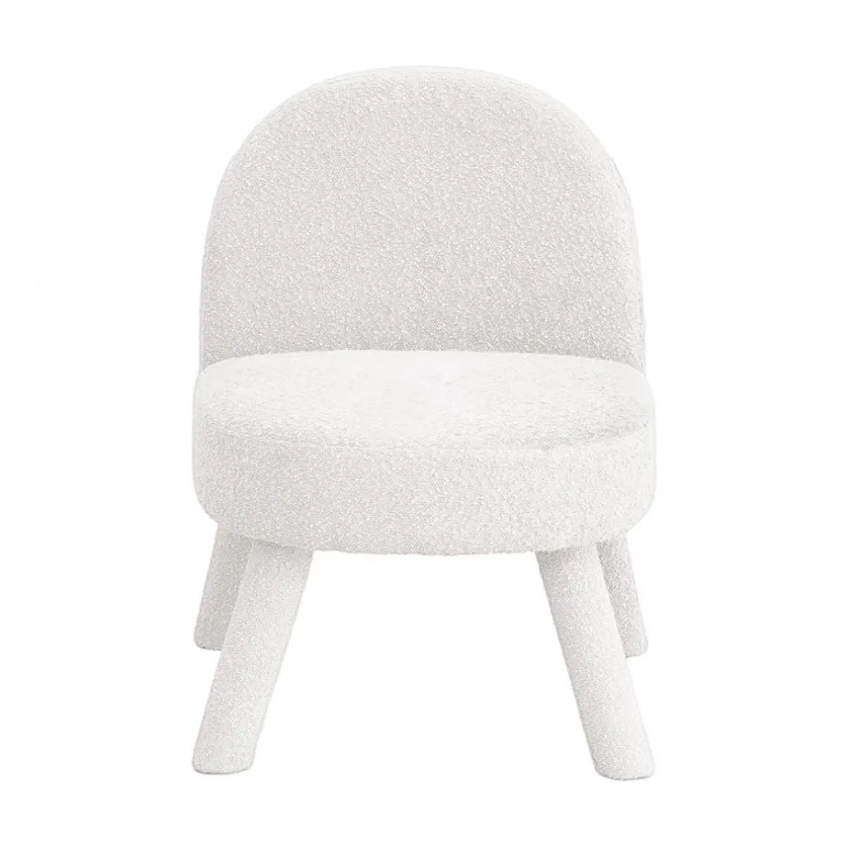 Best Drawer ABICA Fauteuil en tissu bouclette