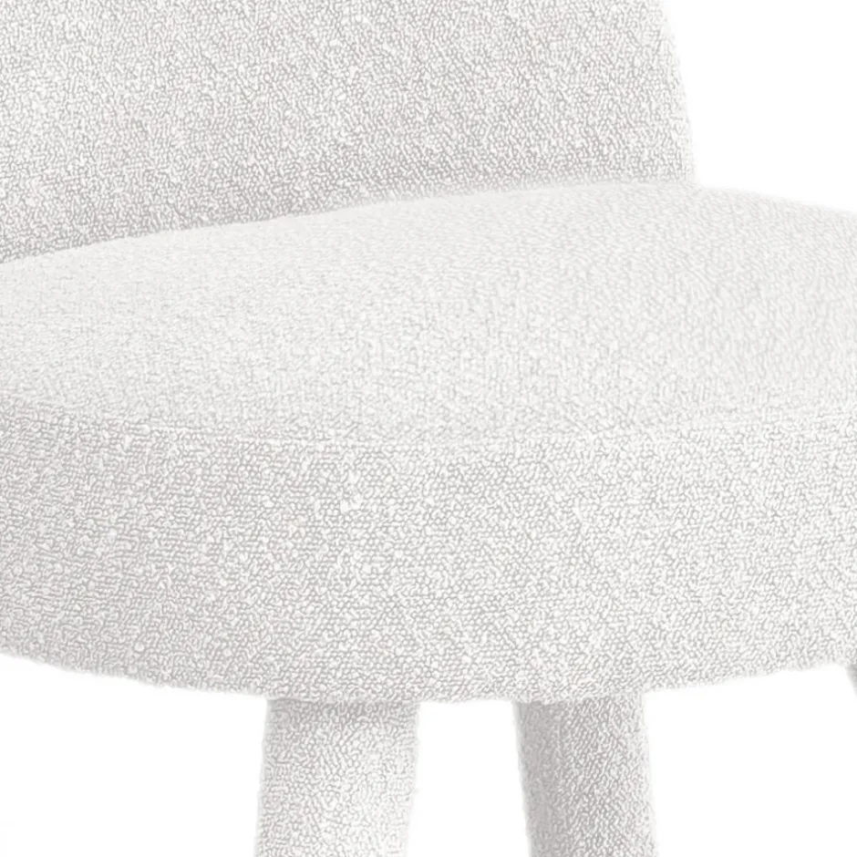 Best Drawer ABICA Fauteuil en tissu bouclette
