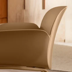 Discount Drawer ACAPULCO Lot de 4 fauteuils de table intérieur et extérieur en plastique et métal