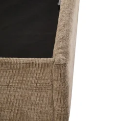 Discount Drawer ACARA Lit coffre matelassé en tissu 140x190cm