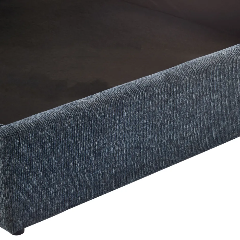 Discount Drawer ACARA Lit coffre matelassé en tissu 160x200cm