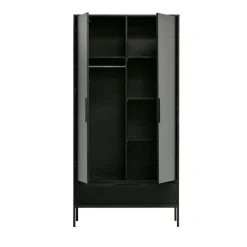 Outlet Woood ADAM Armoire 2 portes 1 tiroir en bois