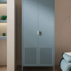 Online Drawer ADEL Armoire 2 portes en métal H180cm