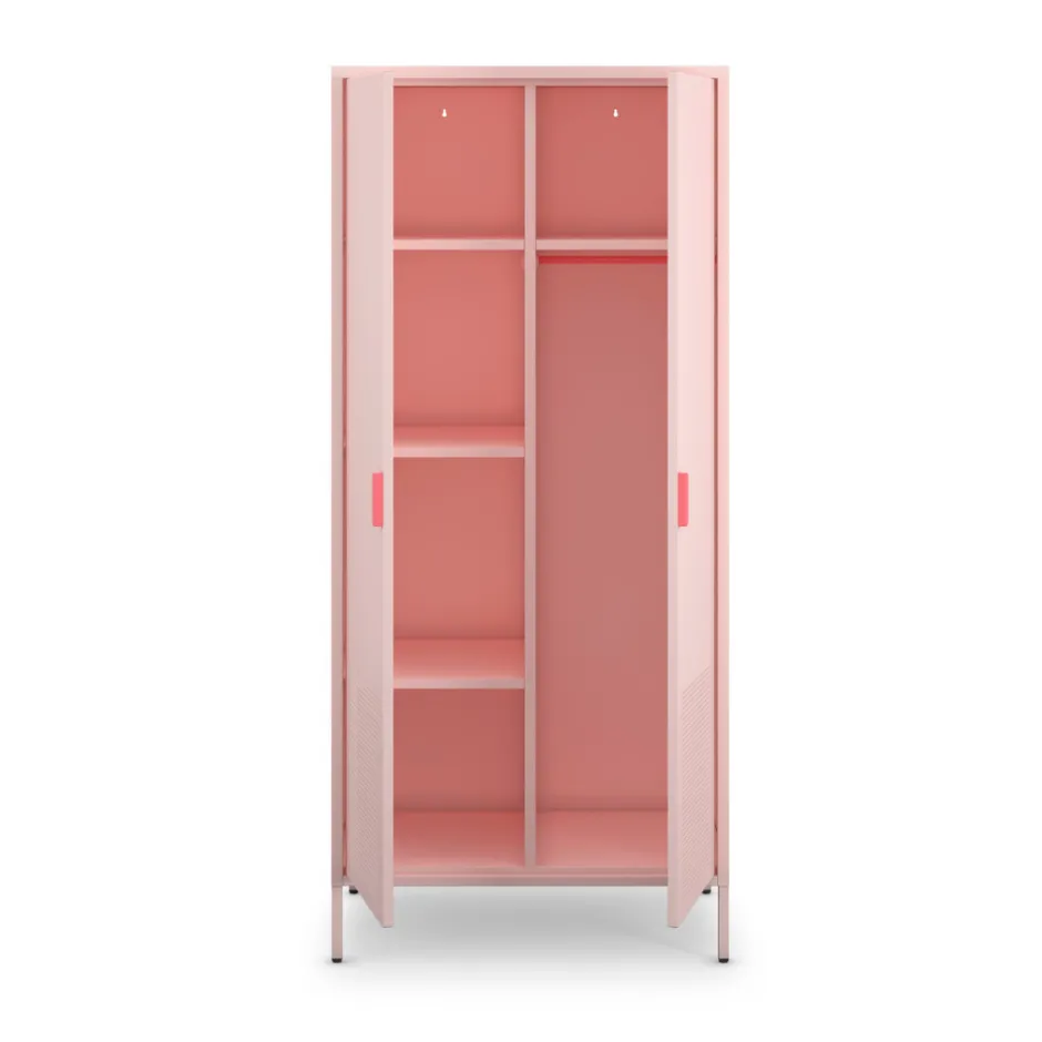 Online Drawer ADEL Armoire 2 portes en métal H180cm