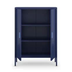Clearance Drawer ADEL Buffet haut 2 portes en métal H110cm