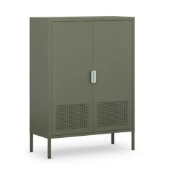Clearance Drawer ADEL Buffet haut 2 portes en métal H110cm