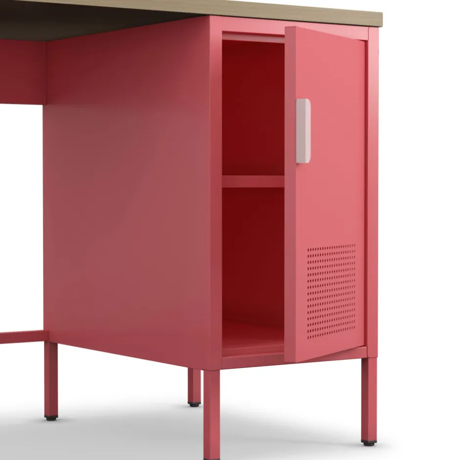 Hot Drawer ADEL Bureau 1 porte en métal L120cm