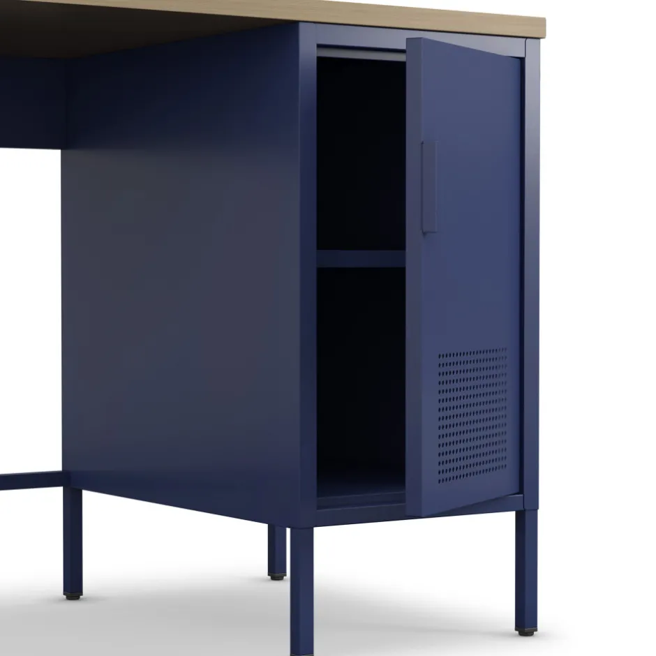 Hot Drawer ADEL Bureau 1 porte en métal L120cm