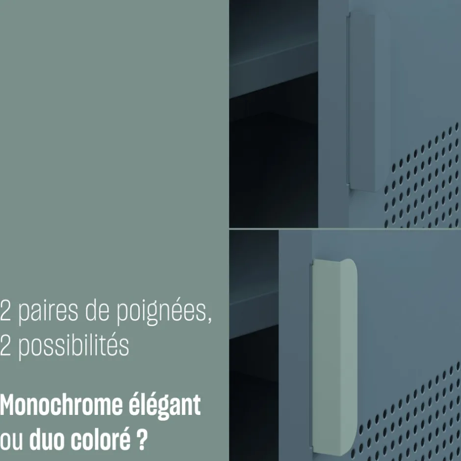 Hot Drawer ADEL Bureau 1 porte en métal L120cm