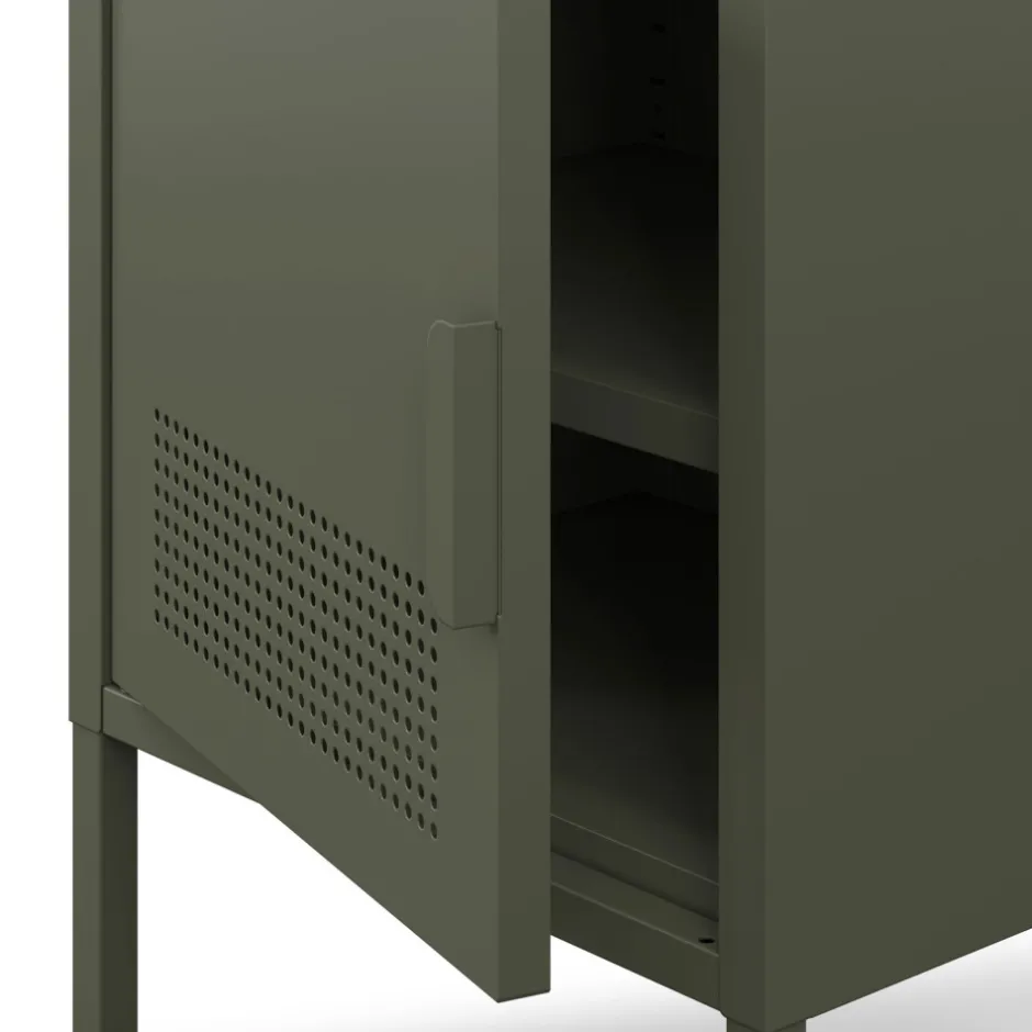 Discount Drawer ADEL Table de chevet 1 porte en métal L40cm