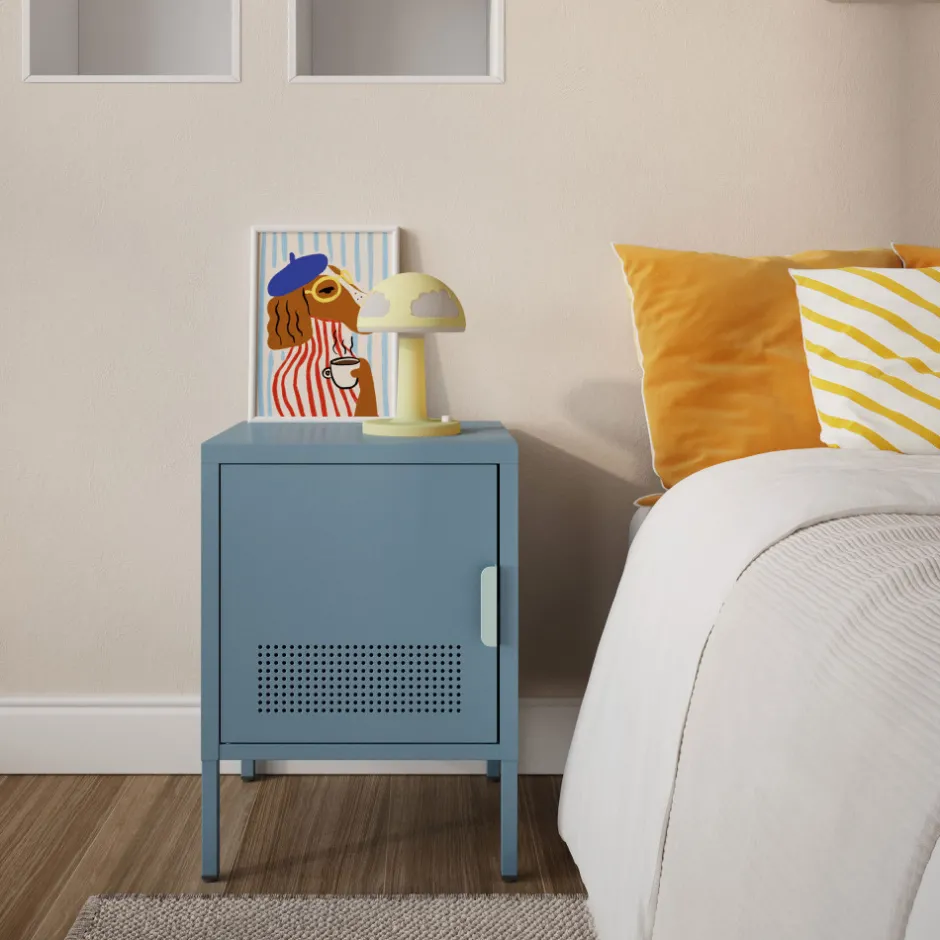 Discount Drawer ADEL Table de chevet 1 porte en métal L40cm