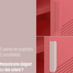 Discount Drawer ADEL Table de chevet 1 porte en métal L40cm