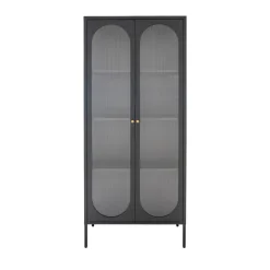 Best House Nordic ADELAIDE Vitrine en verre et métal H180cm