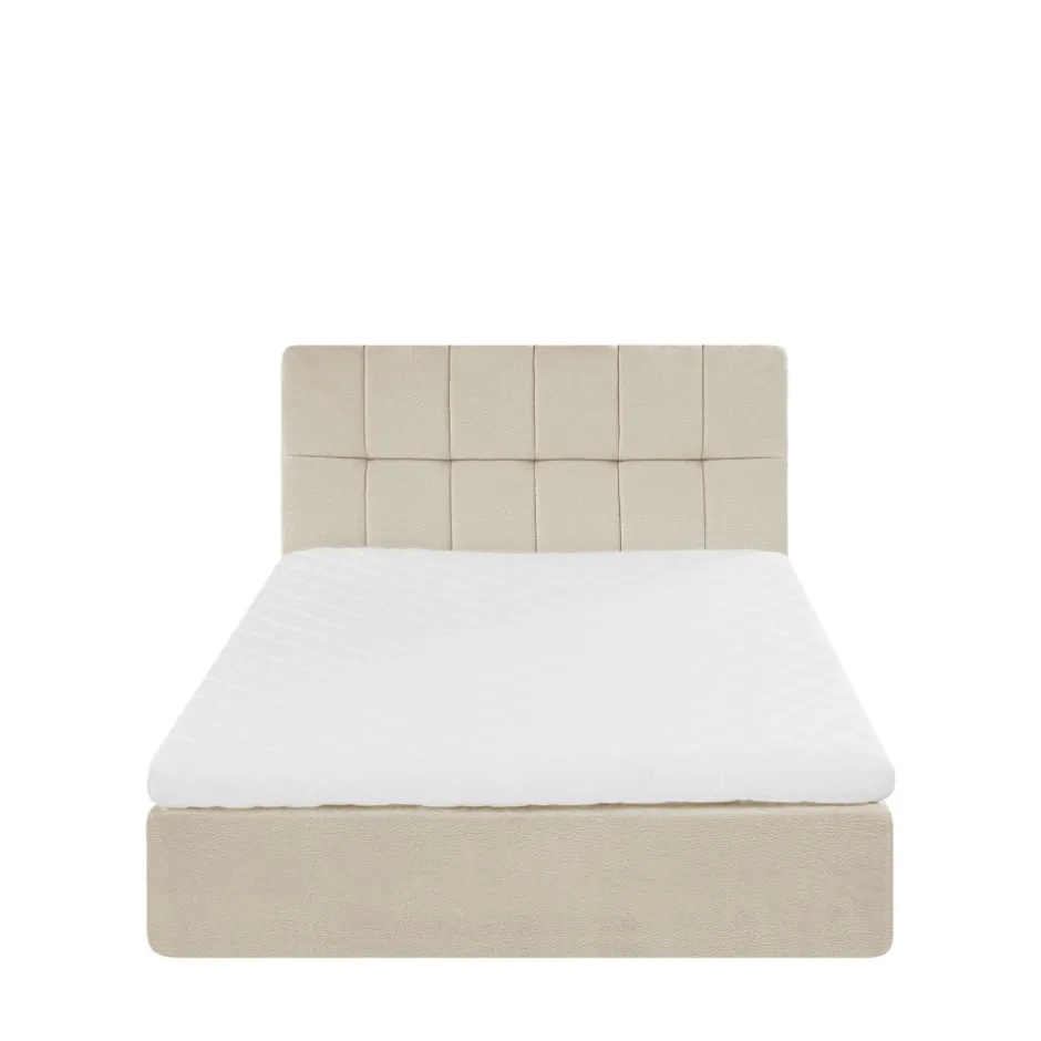 Discount Drawer AIR NEST Lit complet compressé boxspring en tissu 160x200cm