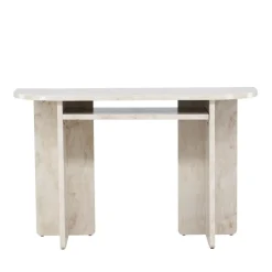 Venture Home ALESUND Console aux bords arrondis effet marbre L120cm