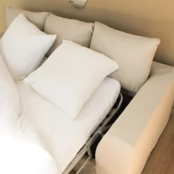 Online Drawer AMANY Canapé convertible 3 places entièrement déhoussable en tissu