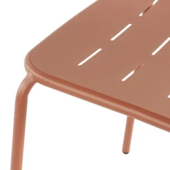 Best Drawer ARIA Lot de 4 chaises de jardin en métal