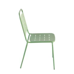 Best Drawer ARIA Lot de 4 chaises de jardin en métal