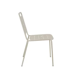 Best Drawer ARIA Lot de 4 chaises de jardin en métal