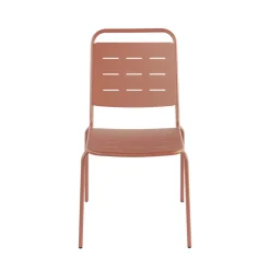Best Drawer ARIA Lot de 4 chaises de jardin en métal