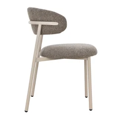 Best Drawer ARIA Lot de 2 chaises en tissu pieds beiges