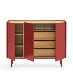 Hot Teulat ARISTA Buffet en bois 3 portes 3 tiroirs L110cm