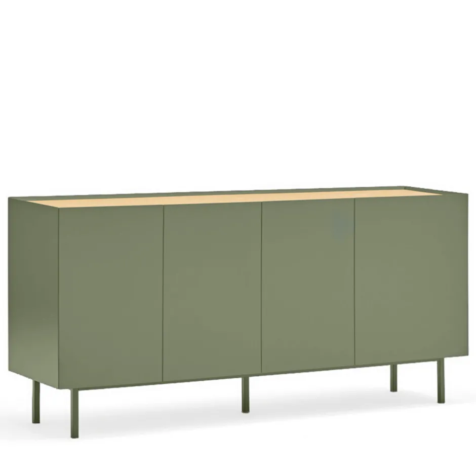 Best Teulat ARISTA Buffet en bois 4 portes 3 tiroirs L165cm