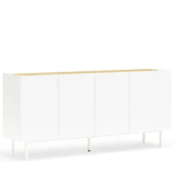 Best Teulat ARISTA Buffet en bois 4 portes 3 tiroirs L165cm