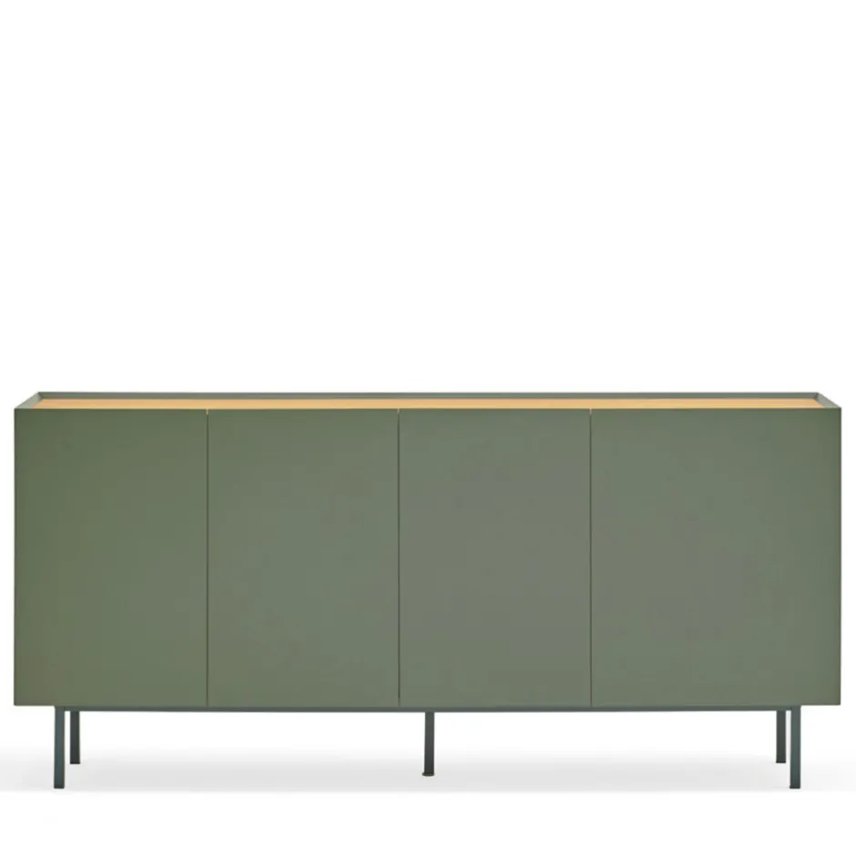 Best Teulat ARISTA Buffet en bois 4 portes 3 tiroirs L165cm