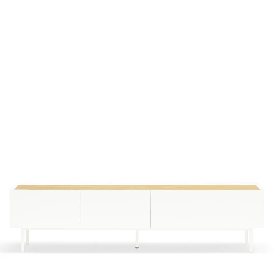 Outlet Teulat ARISTA Meuble TV en bois 1 porte 2 tiroirs L180cm