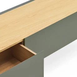 Outlet Teulat ARISTA Meuble TV en bois 1 porte 2 tiroirs L180cm