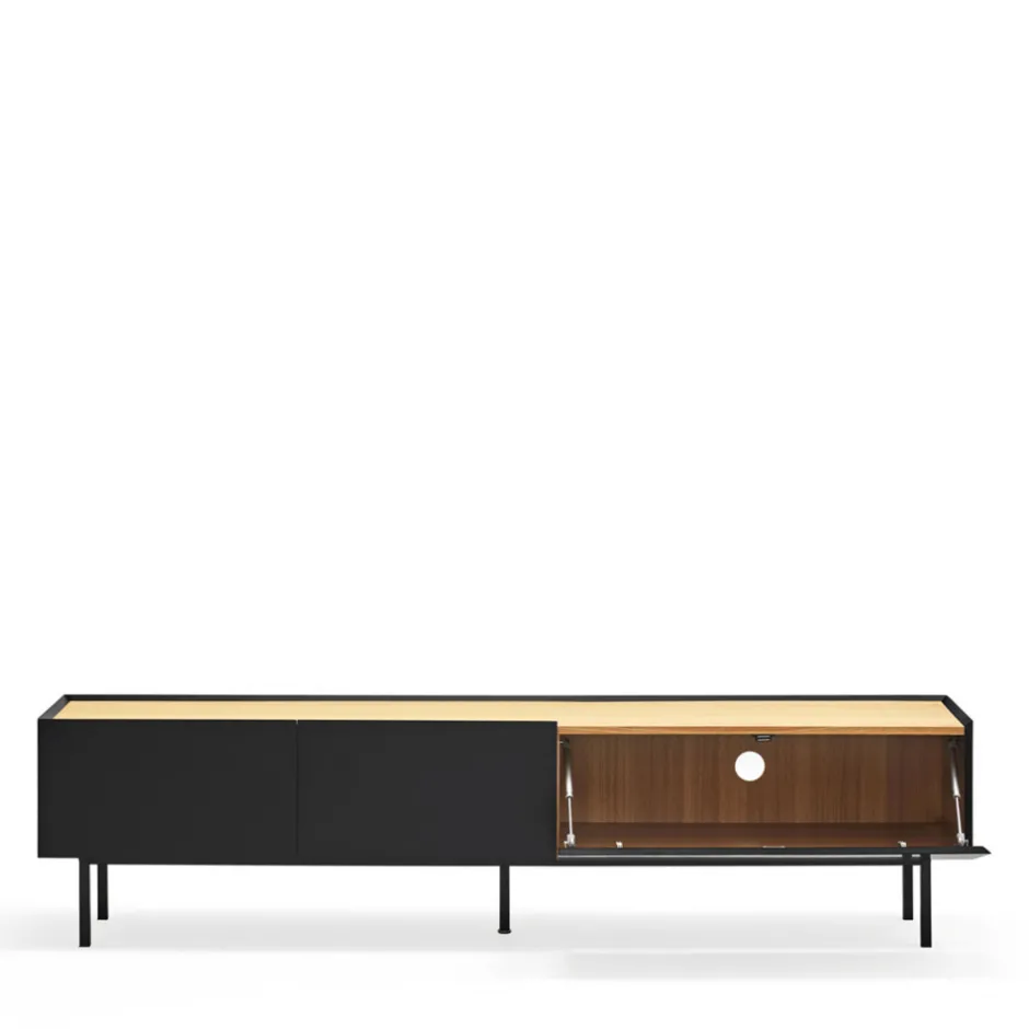 Outlet Teulat ARISTA Meuble TV en bois 1 porte 2 tiroirs L180cm