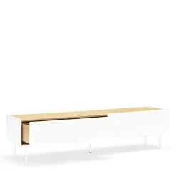 Outlet Teulat ARISTA Meuble TV en bois 1 porte 2 tiroirs L180cm