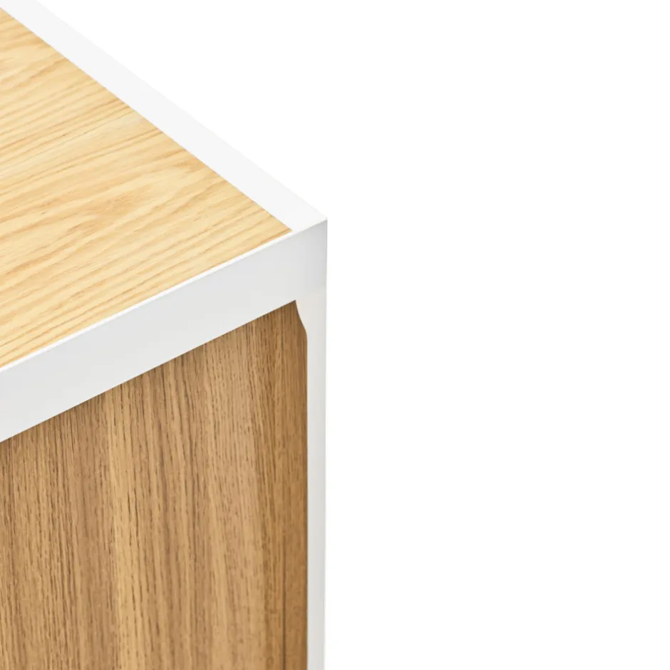 Outlet Teulat ARISTA Meuble TV en bois 1 porte 2 tiroirs L180cm