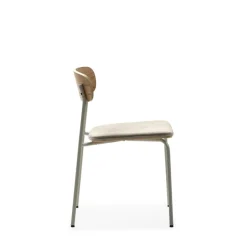Hot No name ARNO Lot de 2 chaises en tissu et métal