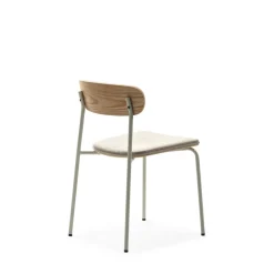 Hot No name ARNO Lot de 2 chaises en tissu et métal