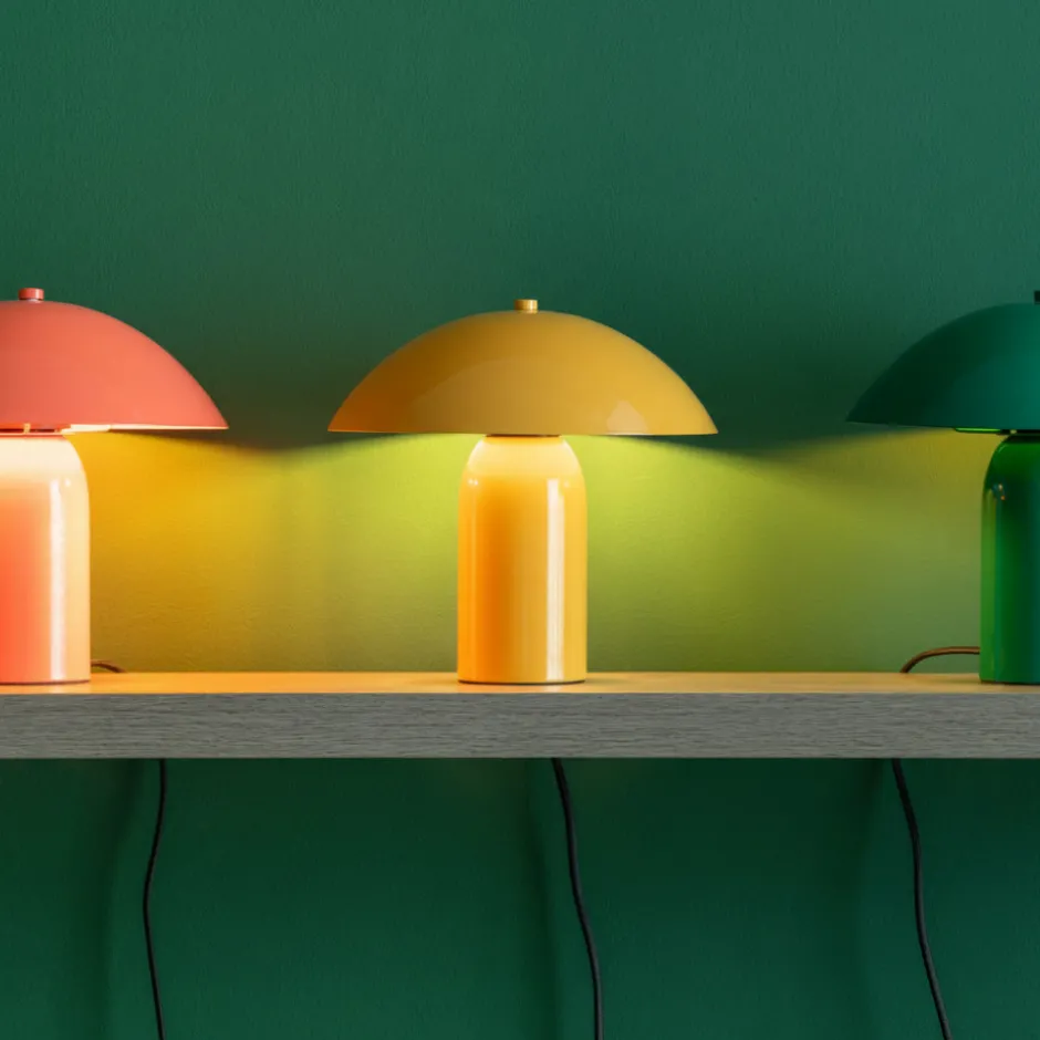 Clearance Leitmotiv ASTUTO Lampe à poser champignon en métal