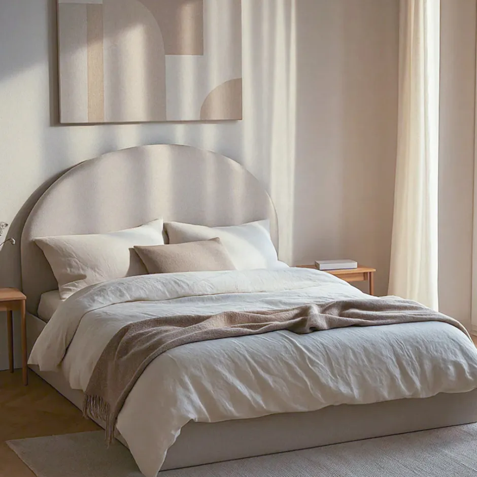 Online Drawer BACKO Lit coffre en tissu 160x200cm
