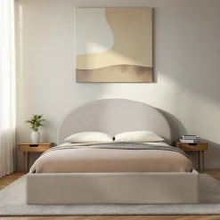 Outlet Drawer BACKO Lit coffre en tissu 140x190cm
