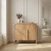 Online Drawer BALI Buffet 2 portes en bois massif L90cm