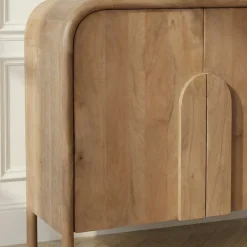 Online Drawer BALI Buffet 2 portes en bois massif L90cm