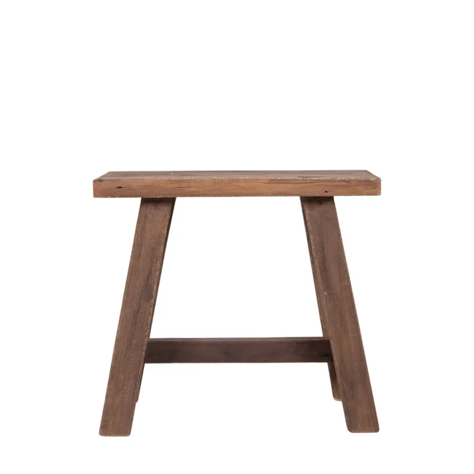 Outlet House Nordic BARCELONA Tabouret en teck H45cm