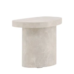 Discount Venture Home BASTAD Table d'appoint organique en effet marbre 50x30cm