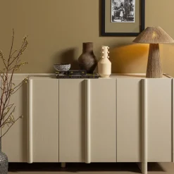 Discount Woood BASU Buffet 4 portes en bois L200cm
