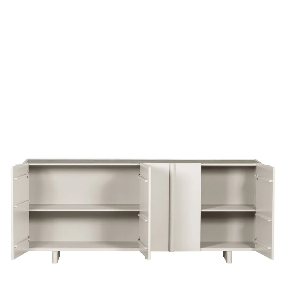 Discount Woood BASU Buffet 4 portes en bois L200cm