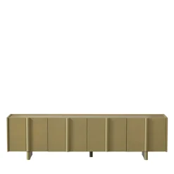 Online Woood BASU Meuble TV 4 portes en bois L200cm