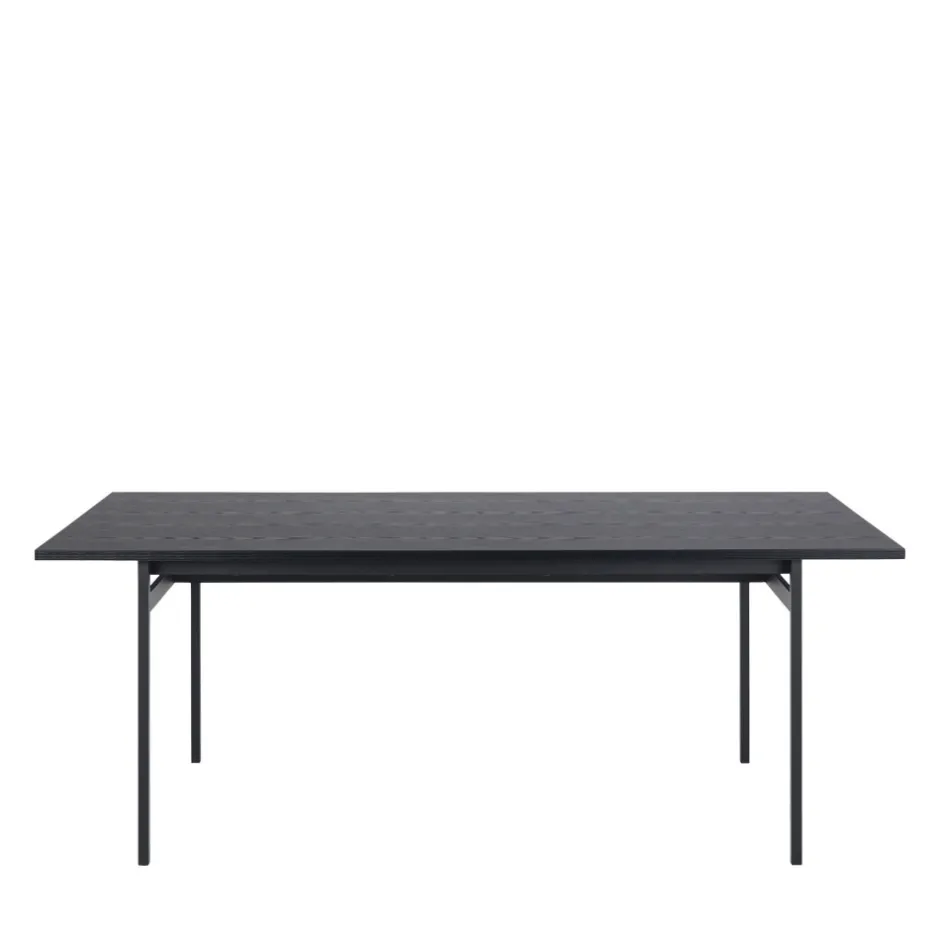 Drawer BATARA Table à manger 8 personnes en bois et métal