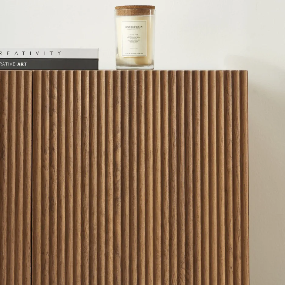 Sale No name BELLY Buffet 3 portes en bois L140cm