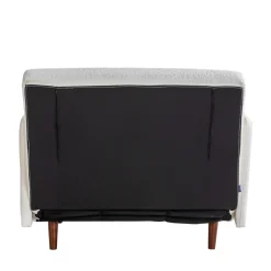 Drawer BELUSHI Fauteuil convertible en tissu bouclette